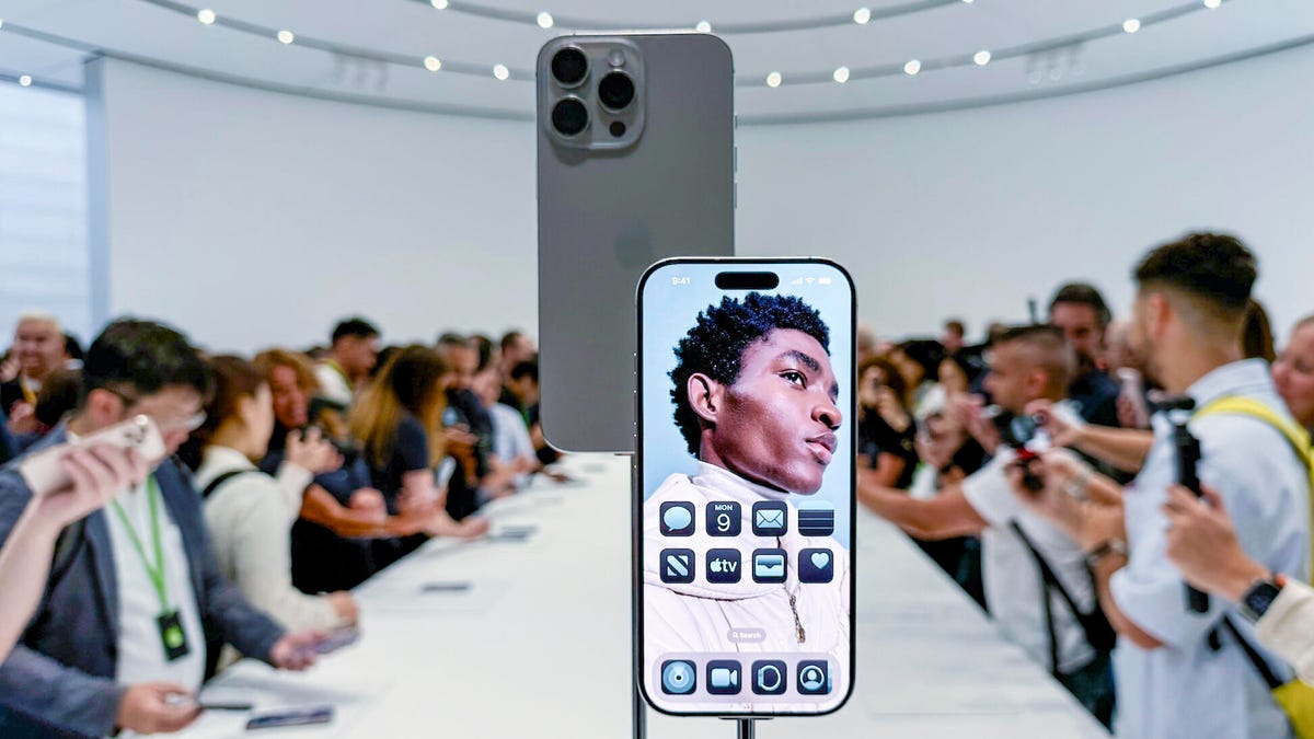 iPhone 16 Pro in the demo room in Cupertino