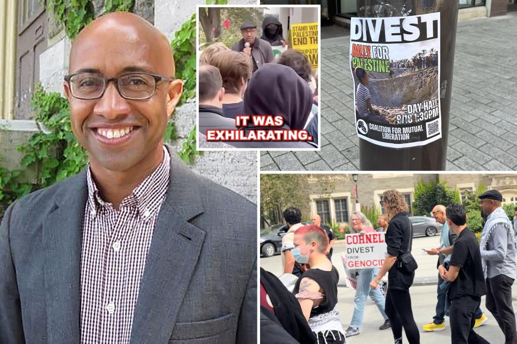 Exclusive | Cornell professor that cheered Hamas’ Oct. 7 attack sparks more outrage after marching in anti-Israel protest