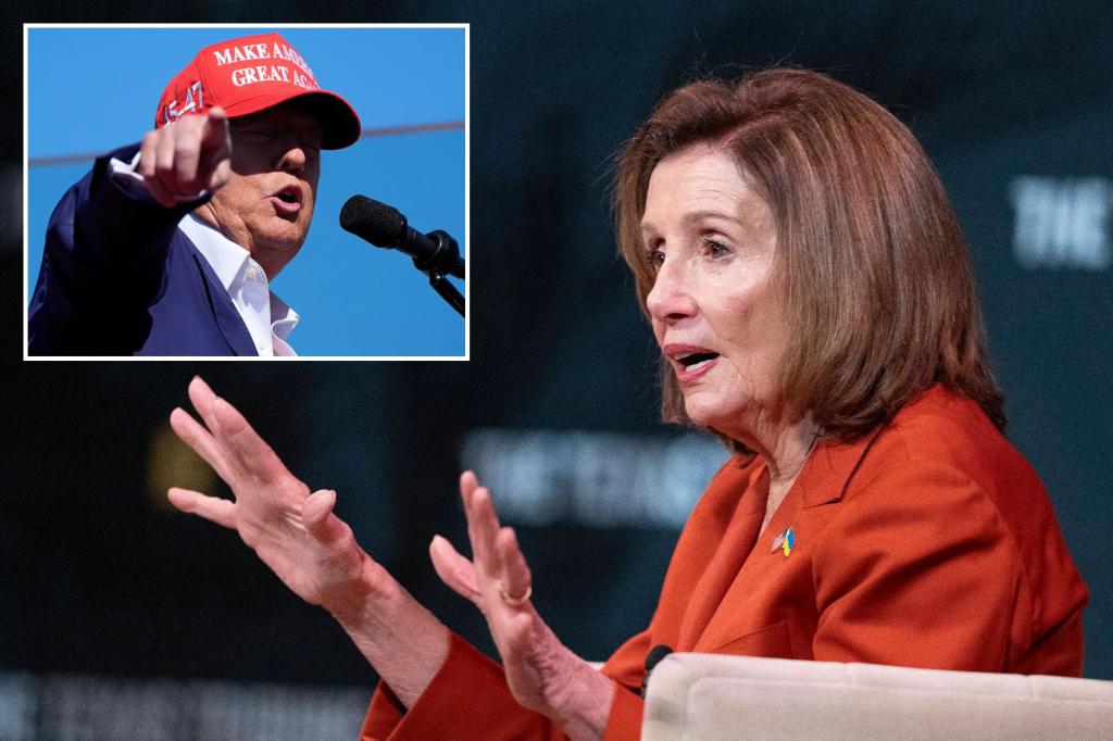 Pelosi suggests Trump might skip debate against Harris