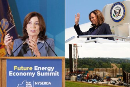 NY Gov. Kathy Hochul doubles down on opposition to fracking — even after Kamala Harris said she backs it