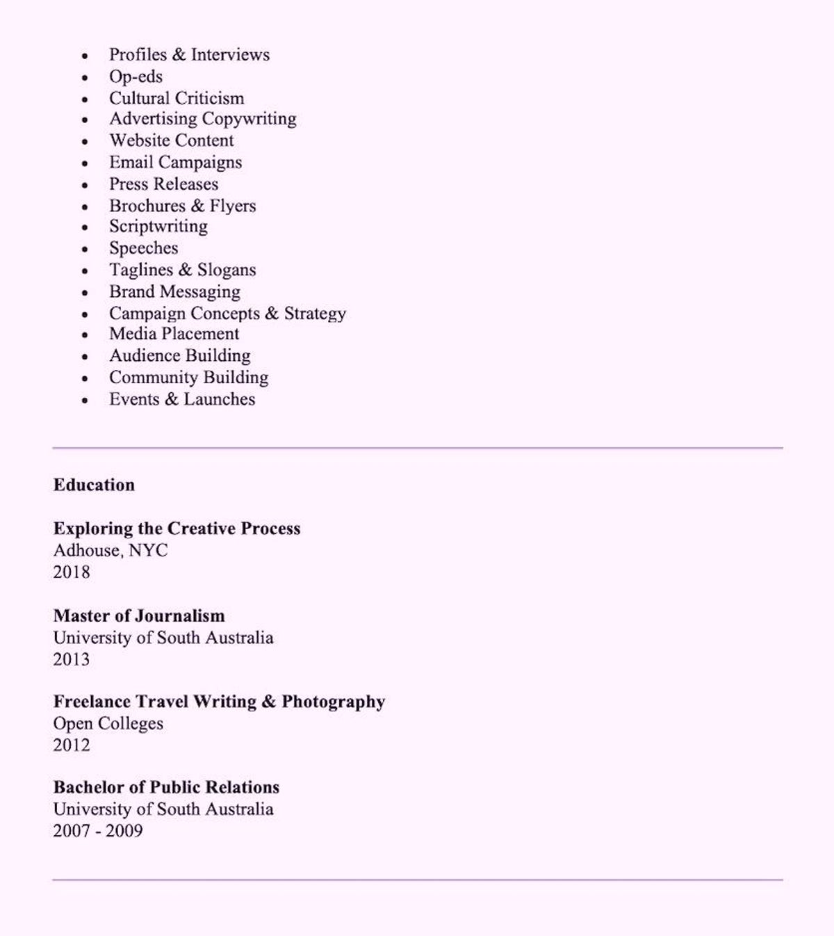 ChatGPT Resume 1-3