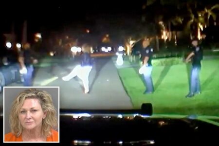 ‘She just drove over our mailbox’: Bodycam footage shows ‘drunk’ Fla. mayor failing field sobriety test