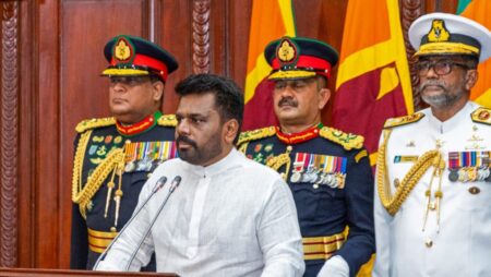 Sri Lanka’s new president sworn in, says no magic solution to crisis