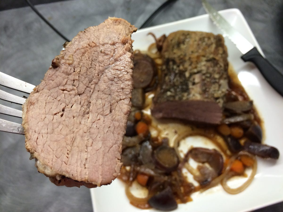 Cooked pot roast