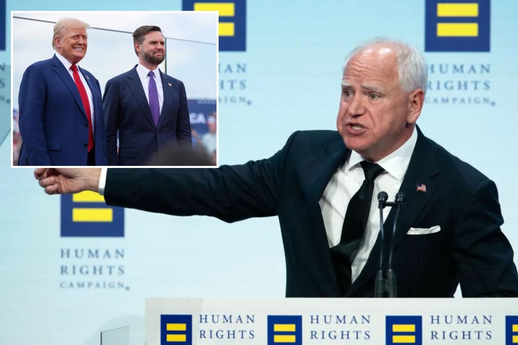 Walz rips into JD Vance and Trump over IVF – doesn’t mention former president’s free IVF proposal