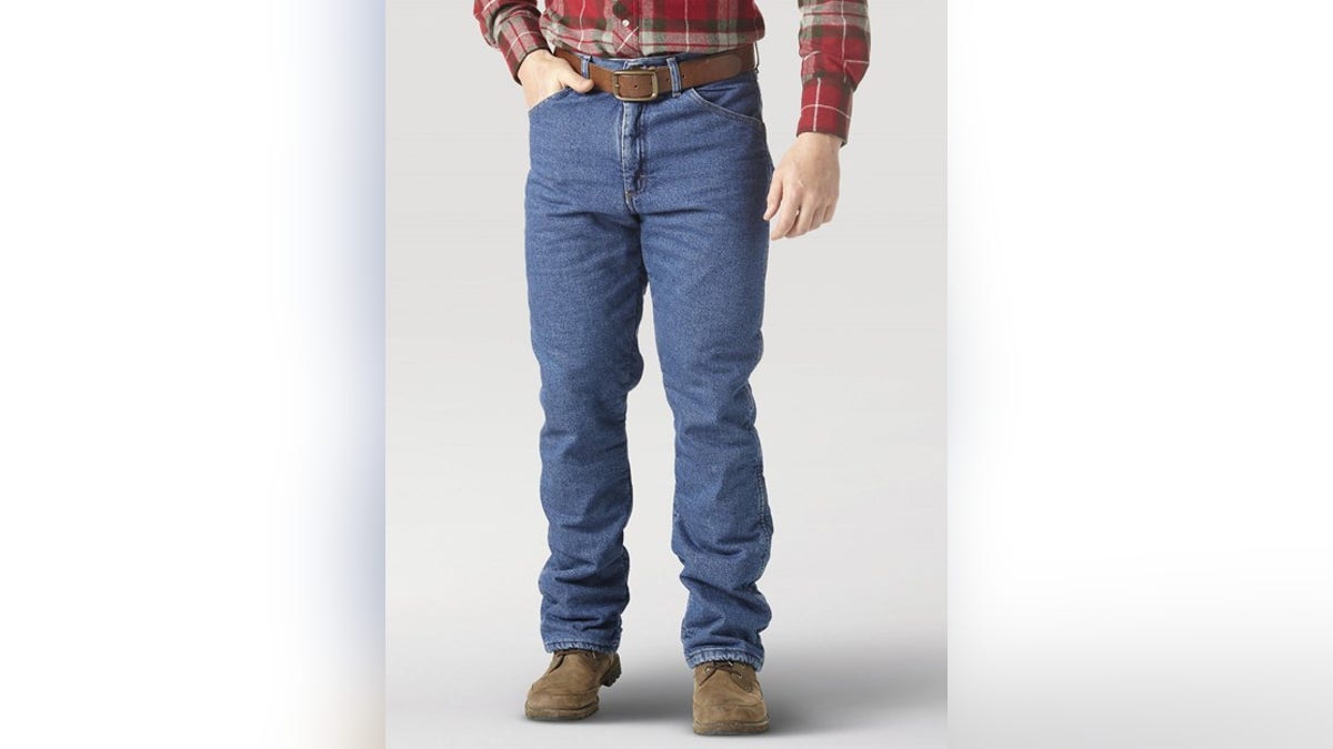Don't settle for cold jeans this fall, get lined ones instead.