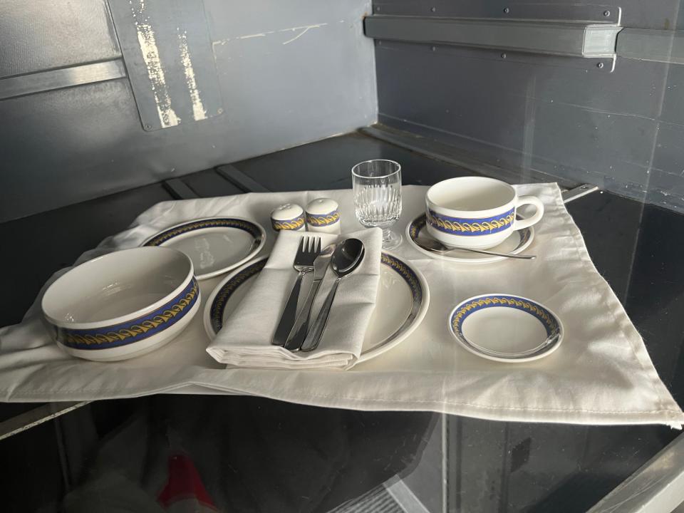 Custom Concorde dishes.