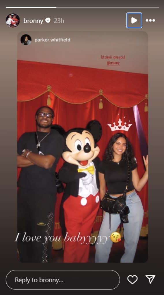 Bronny James, Parker Whitfield