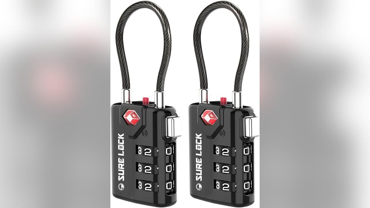 Protect your luggage with luggage locks.