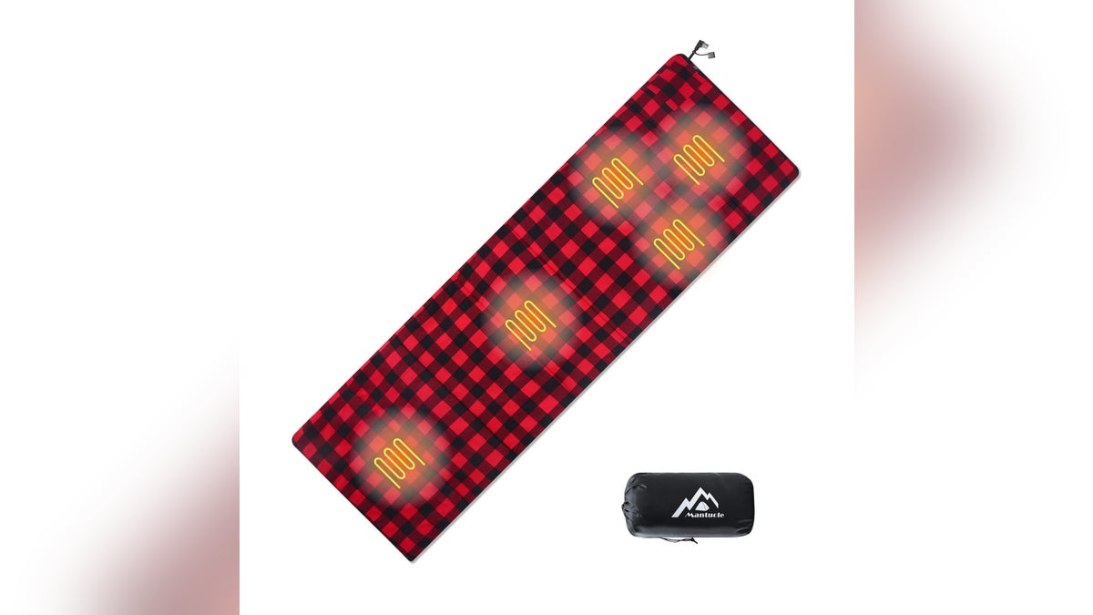 Make your sleeping bag extra warm with a heated liner.