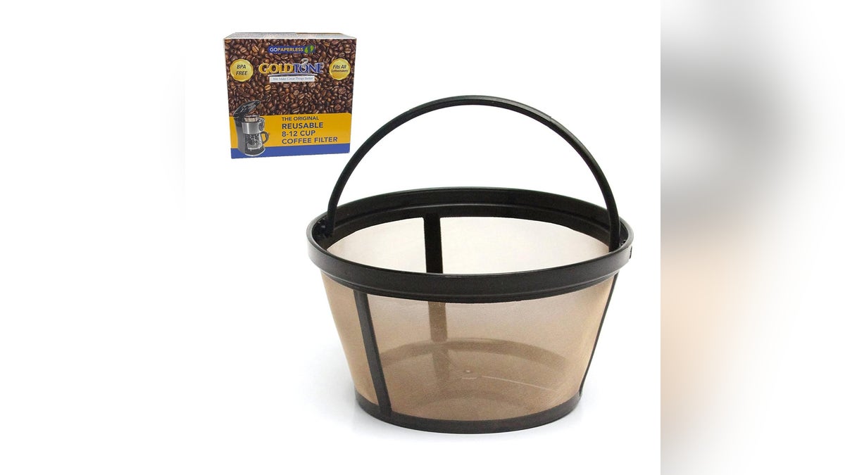 Reusable coffee filters can help you save.