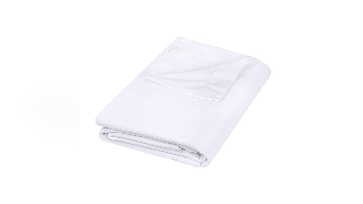 A white sheet is the core of your ghost costume.