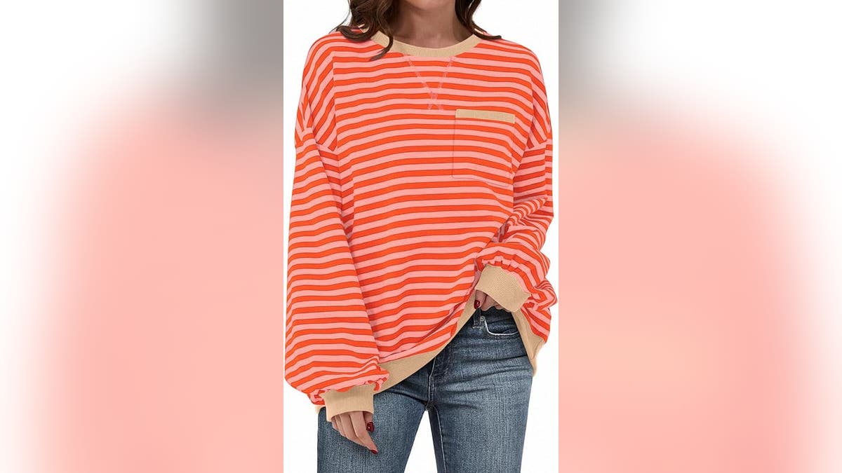 A striped sweater is the basis of your tiger costume.