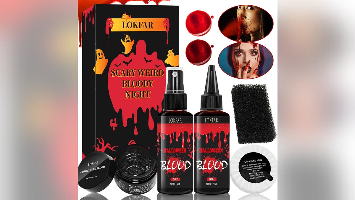 Fake blood will take your zombie costume up a notch.