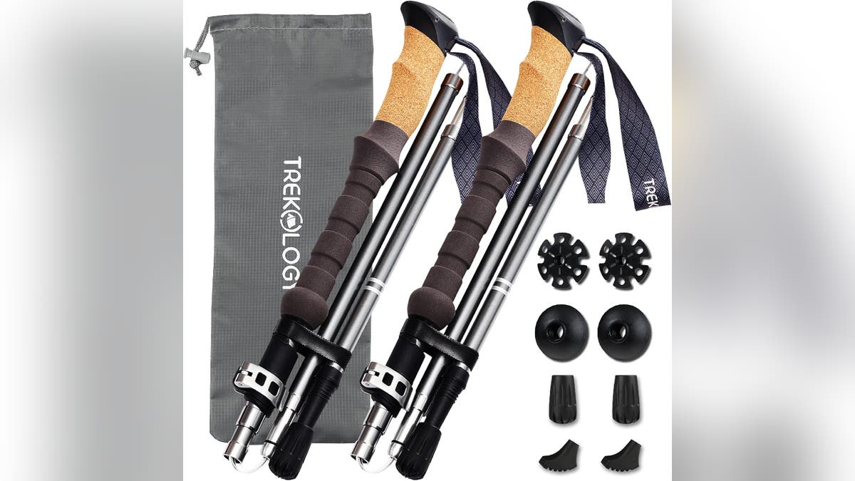 Hike into your winter campsite with the help of these trekking poles.