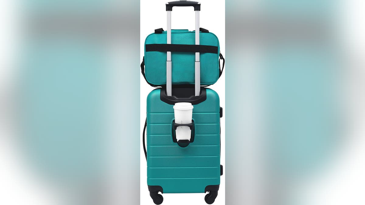 Have a place to pack all your belongings, charge your phone and carry your coffee.