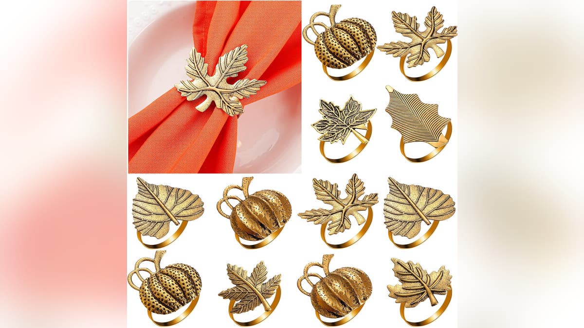 Make your napkins stand out with the right napkin rings.