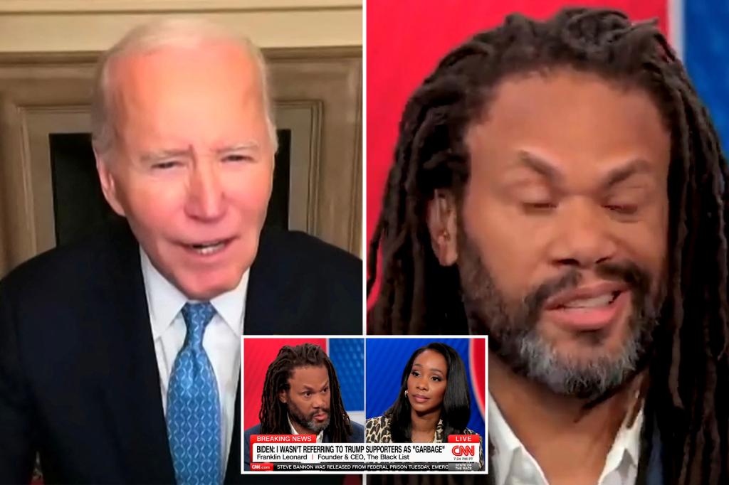 CNN roundtable erupts after panelist says Biden’s stutter caused Trump supporters ‘garbage’ mistake