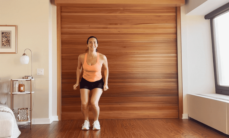 Plyometric exercises lateral hop