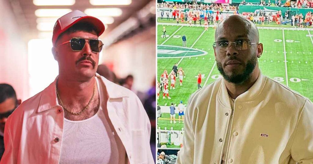 Travis Kelce Caught Friend Aric Jones ‘Off Guard’ by Wearing a Sample Homebred Hat