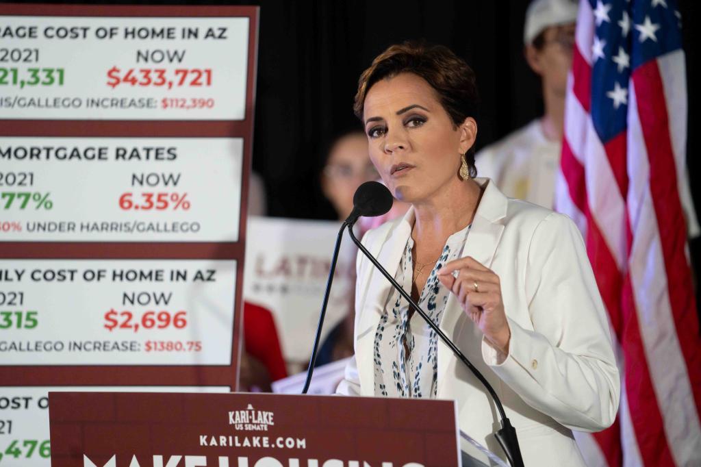 Exclusive | Arizona Senate hopeful Kari Lake launches women-centered platform to woo key demographic — including more ‘workplace flexibility’