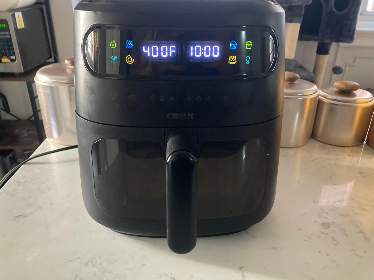 air fryer preheated