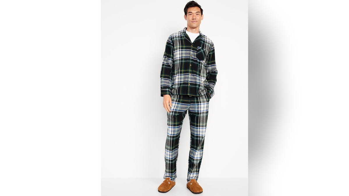 Flannel pajamas help you unwind and stay warm.