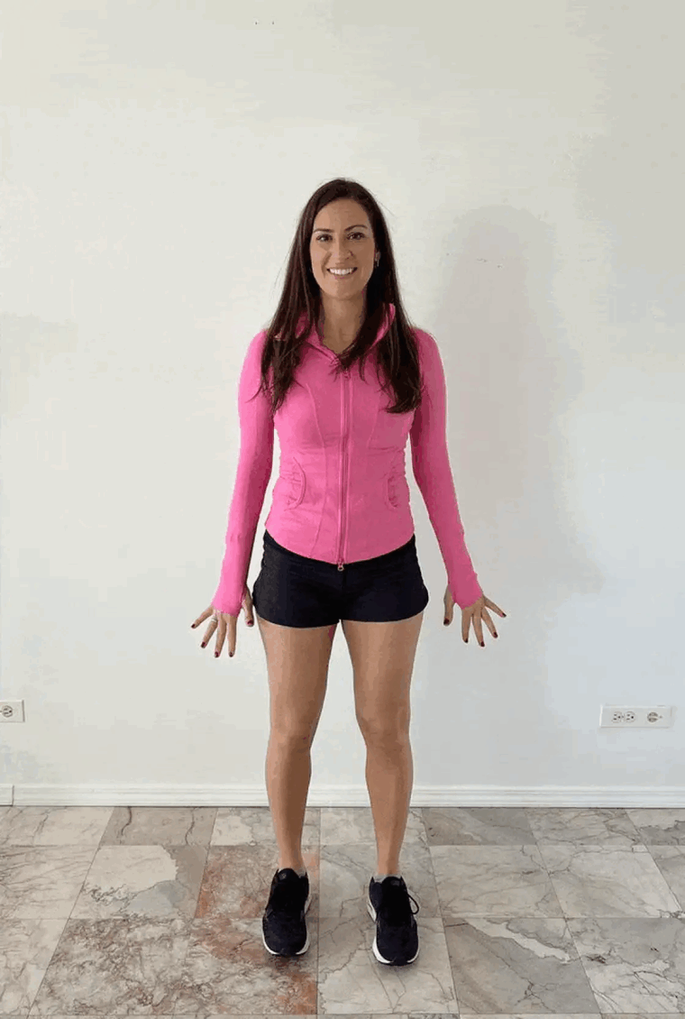 calf exercises Jumping jacks