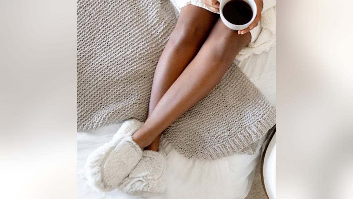 Your toes will never get cold again with a pair of heated slippers.