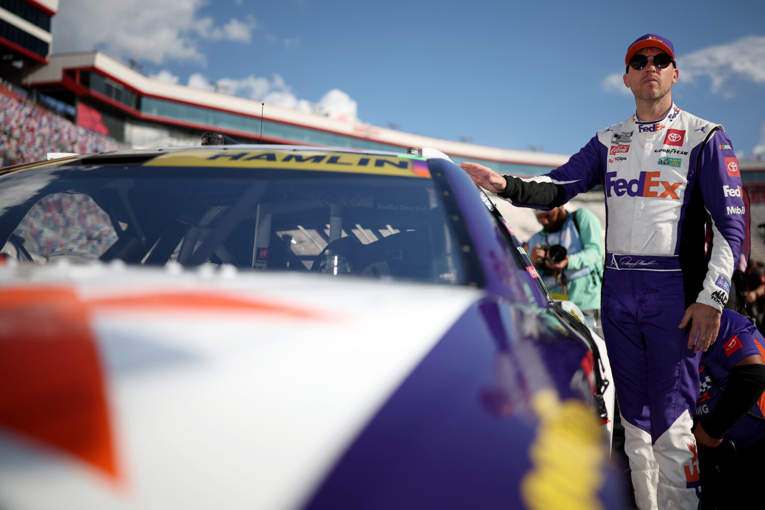 Denny Hamlin Offers Blunt Response to Kevin Harvick Outburst