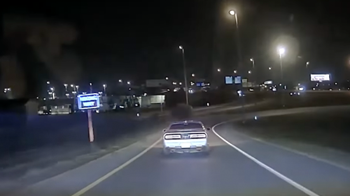 Dashcam footage in Nashville