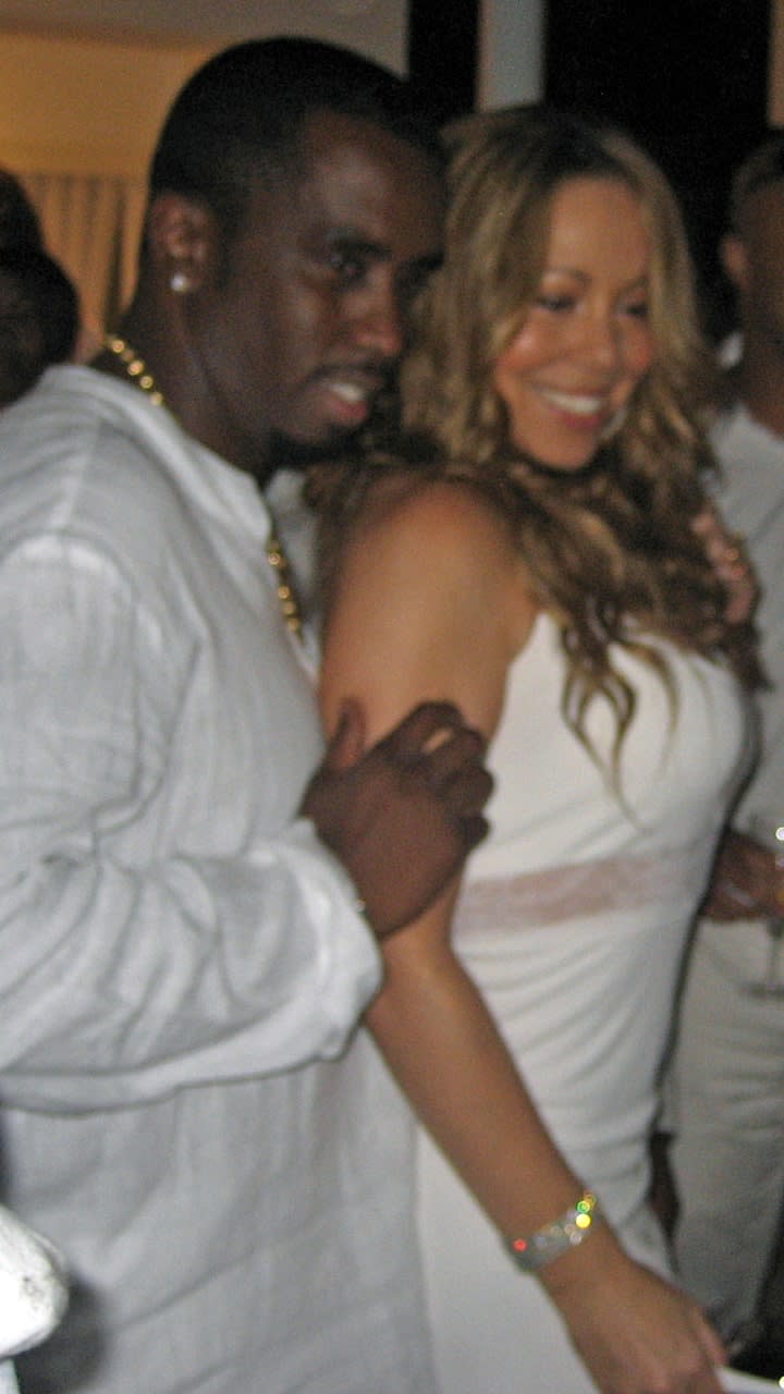 Diddy and Mariah Carey