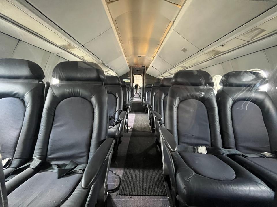 Seats on the Concorde.
