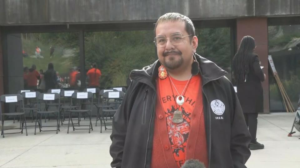 Jeremy Jones, from the Nanoose First Nations on Vancouver Island, is the manager of community engagement with the Indian Residential School Survivor Society.