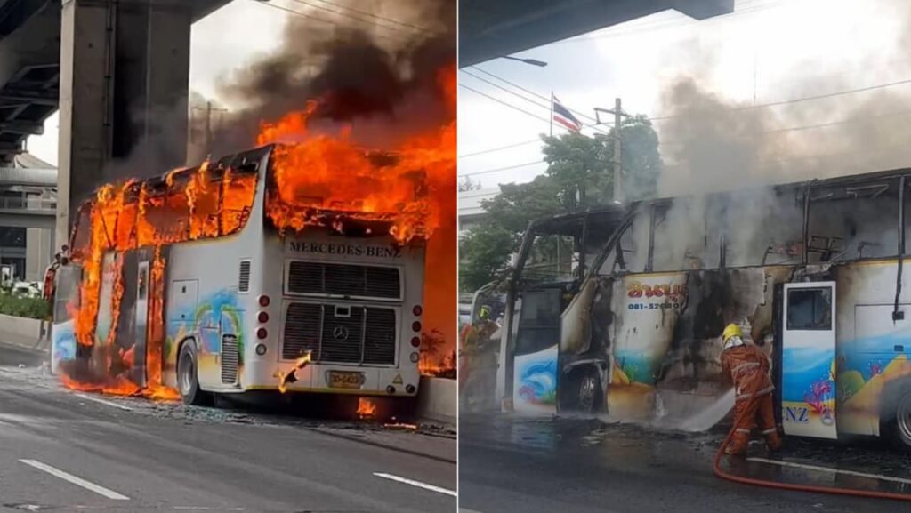 School bus fire in Thailand kills at least 23