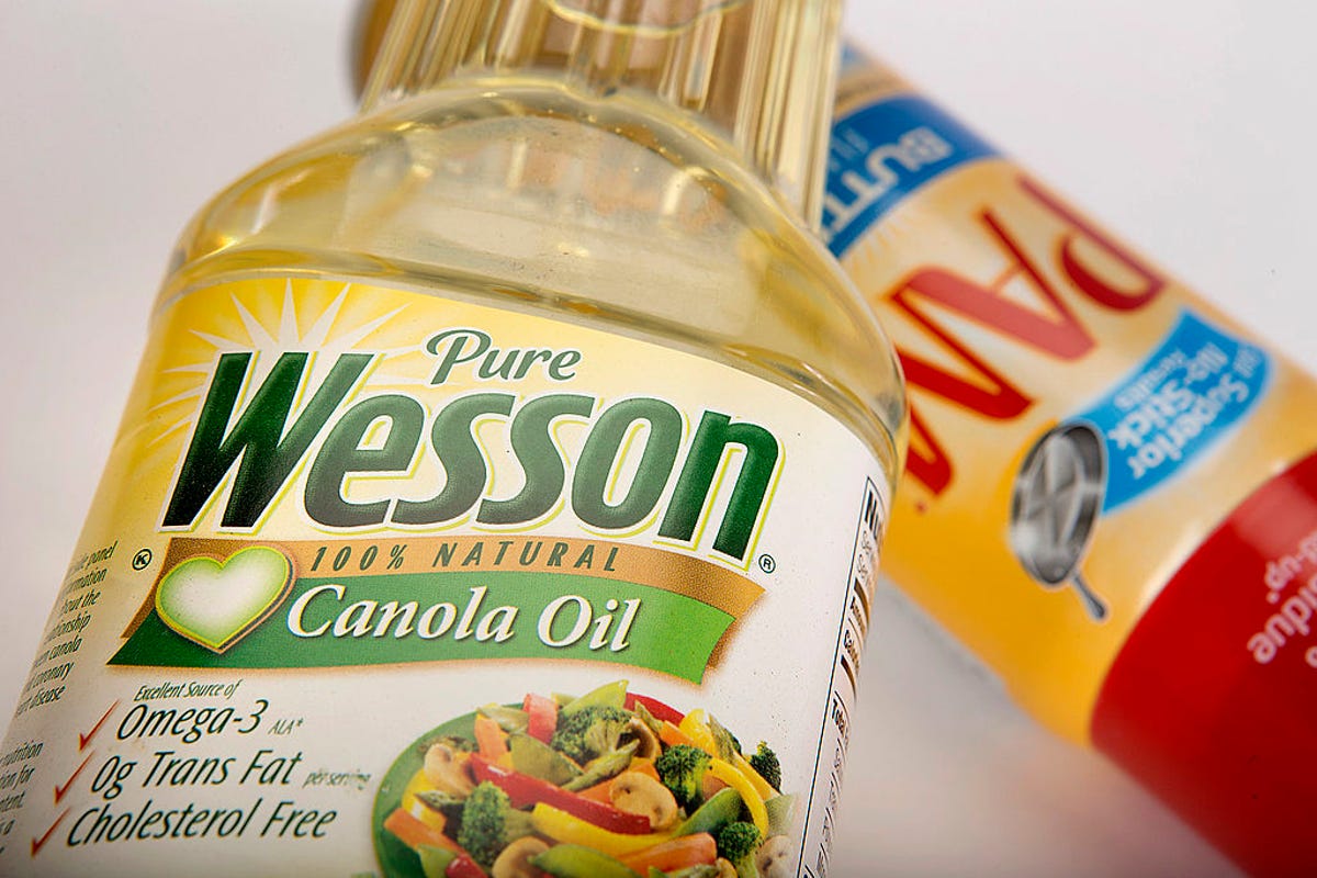 Bottle of Wesson Oil