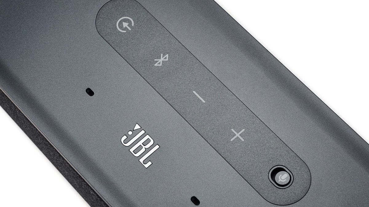 Detail of a JBL LinkBar, taken on September 17, 2019.