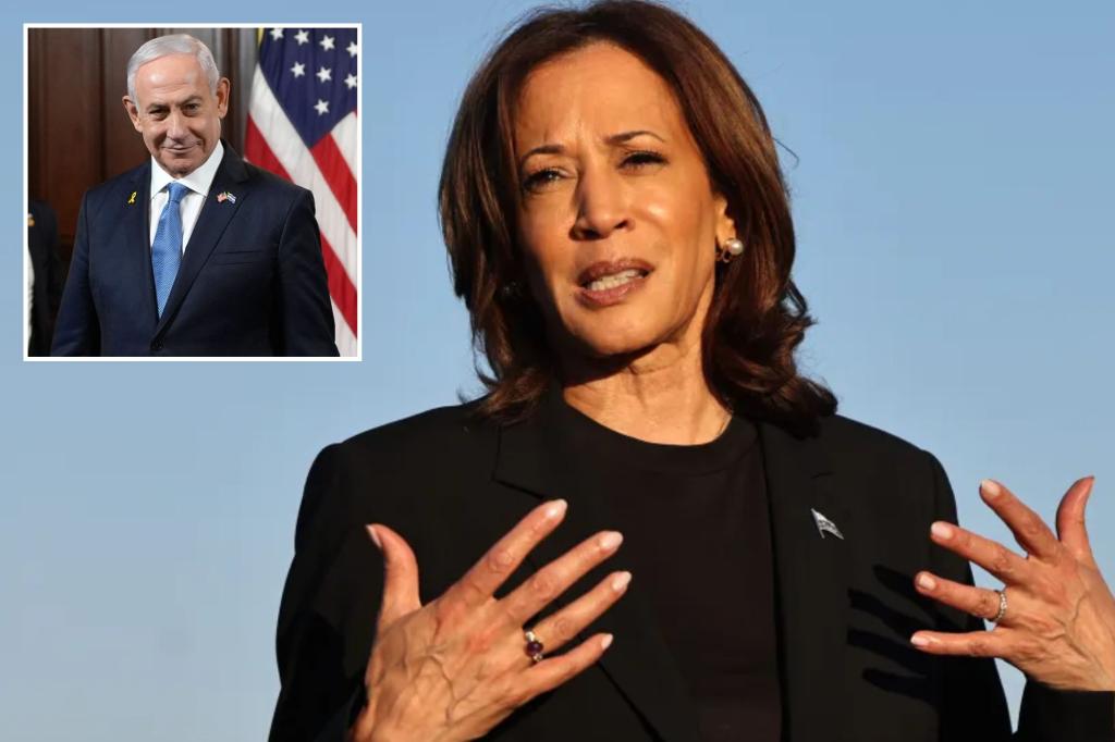 Kamala Harris sidesteps question on whether Israel’s Netanyahu is a good US ally