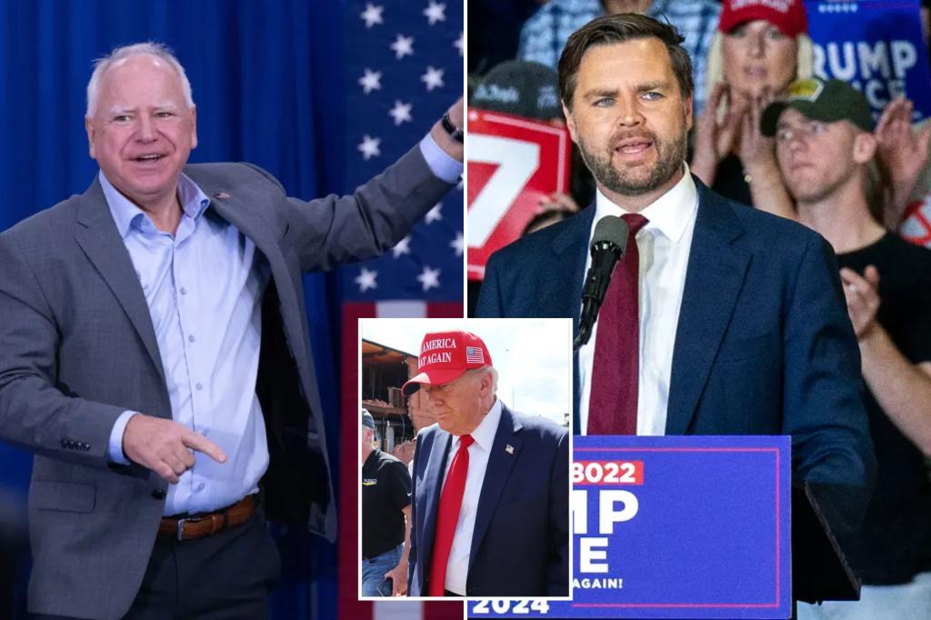 Trump calls Walz a ‘total moron,’ but predicts debate will be ‘stacked’ against Vance