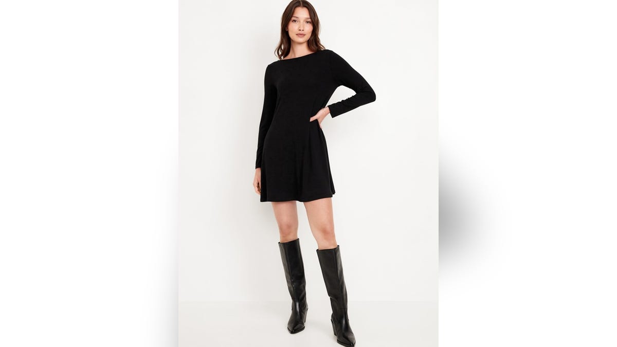 This black dress doubles as part of a witch costume and a dress you'll want to wear everywhere.