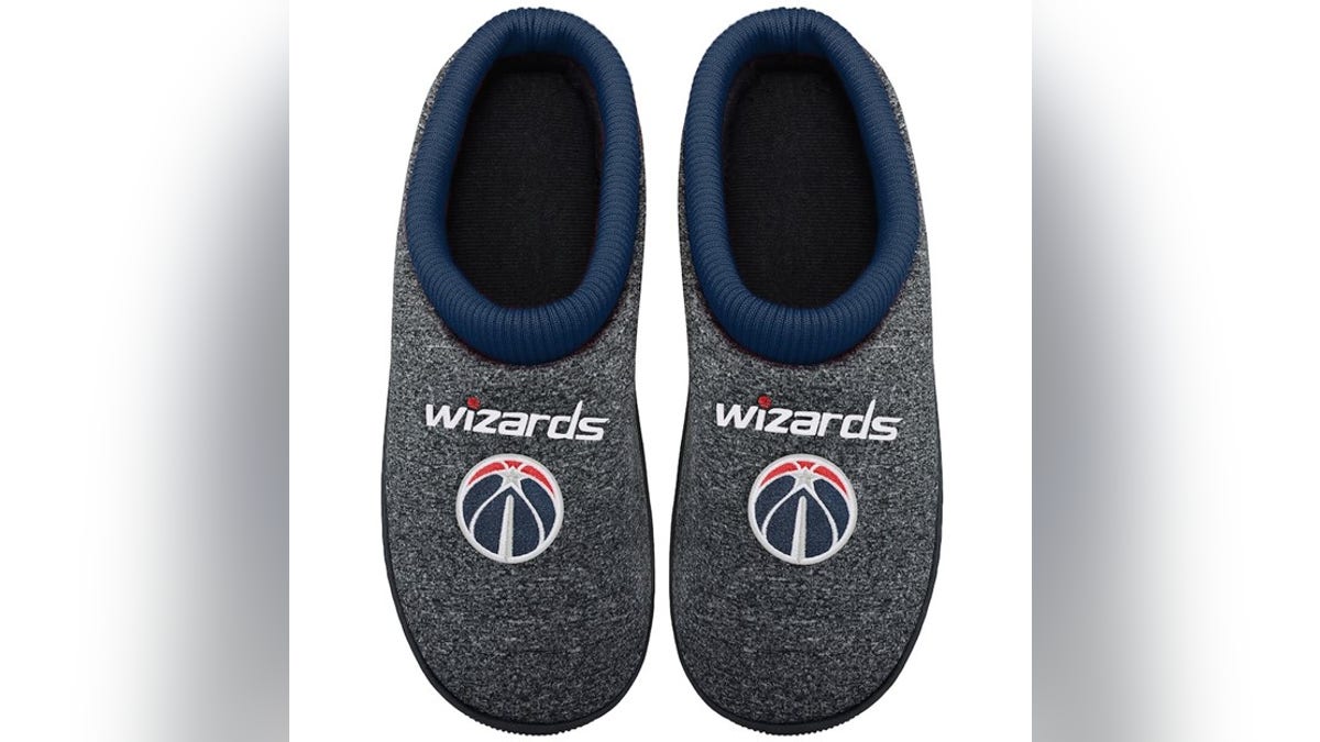 Slip on a pair of comfy slippers with your team's logo.
