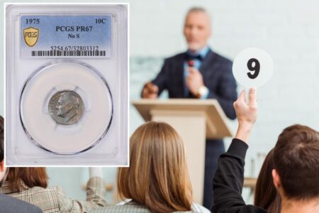 Rare dime with misprint sold for $500K at auction after being hidden for decades