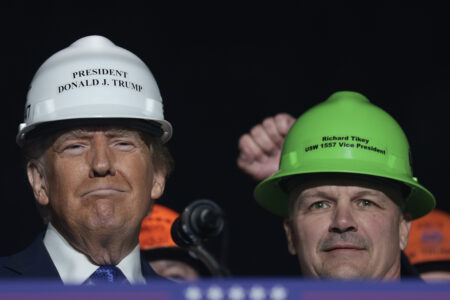 Donald Trump’s Pittsburgh Rally: Steelworkers, Expletives and Arnold Palmer
