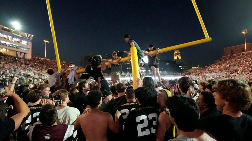 Vanderbilt stuns top-ranked Alabama, securing Commodores’ first-ever win over No. 1 team