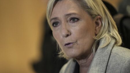 Le Pen criticises prosecutors for seeking a 'political death sentence'