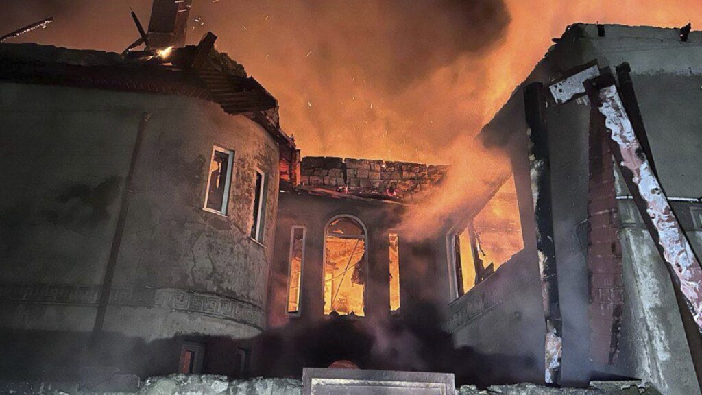 Russia blasts Ukraine with overnight aerial attacks