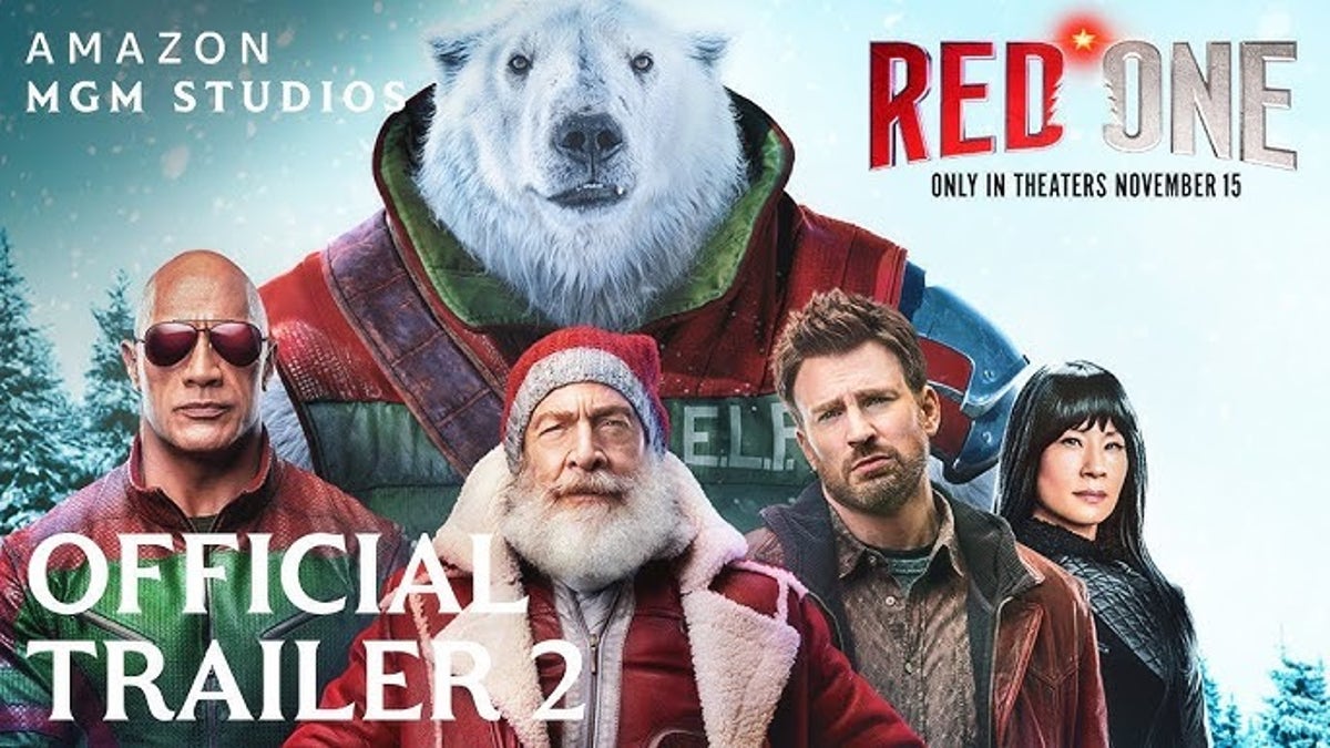 This new holiday action film stars Dwayne "The Rock" Johnson and Chris Evans.