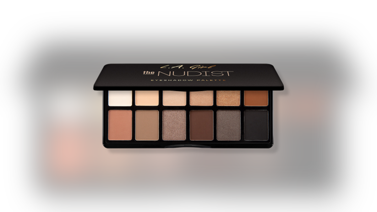 This travel-sized eyeshadow comes in 12 shades.