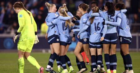 Manchester City 2-0 Hammarby IF: Hosts back on top of UEFA Women’s Champions League group with three wins from three