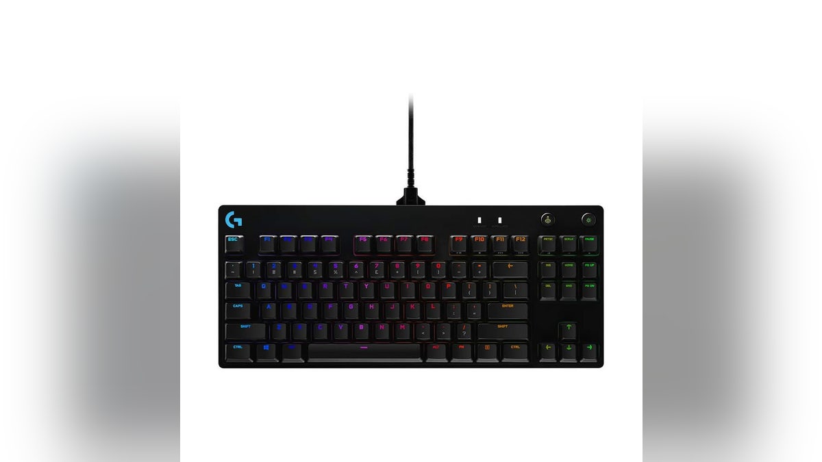 A bright gaming keyboard provides a satisfying gaming experience.